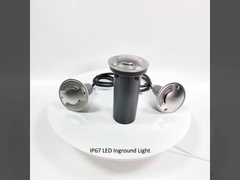 چراغ زیرزمینی LED نیمه سایه دار طرفی IP67 در چراغ های LED زمین