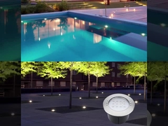 چراغ زیر آب استخر شنا LED IP68 316 فولاد ضد زنگ 12W