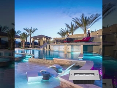 IP68 لامپ استخر شنا 3W 6W RGB یک رنگ زیر آب خطی دیوار شستشو نور با مو پلاستیکی