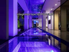 JPY120-AC 6 وات RGBW Ultra Thin 316ss LED زیر آب نور استخر شنا