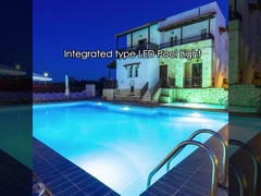 JPY160-AC جدیدترین سوپر نازک 32mm 10W AC12V LED استخر شنا نور زیر آب