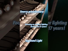 چراغ عرشه LED دفنی در زمین با زاویه قابل تنظیم، ضد آب IP65، ولتاژ پایین، نورافکن فضای باز