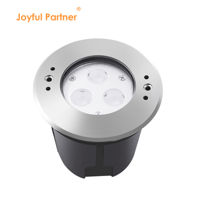 DIA 118mm IP68 304 فولاد ضد زنگ گرم سفید زیر آب چراغ LED 3W DC24v با آستین نصب پلاستیکی