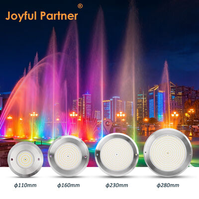 چراغ شناور استخر PAR56 6W SMD2835 Ultra Thin SS316L+ABS ضد آب DC12V