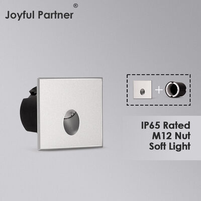 چراغ دیواری توکار LED 3 وات آلومینیومی سفید فضای باز IP65 برای مسیر و پله