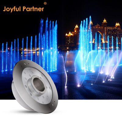 چراغ فواره فواره ای LED DC12V/24V IP68 RGB DMX DIA250mm چشم انداز جت آب Dimmable