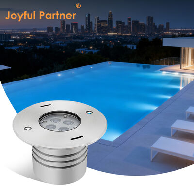 استخر شنا نور زیر آب DC24V 18W IP68 فولاد ضد زنگ 316 لنز نامتقارن اختیاری