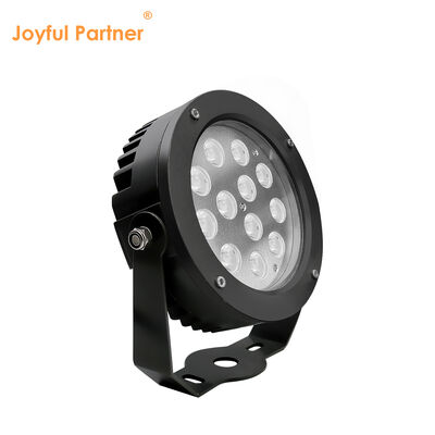چراغ LED باغ 36W DMX512 راننده داخلی DC24V RGB3in1 سیاه درب بیرونی پوشش پودری قطر 160MM