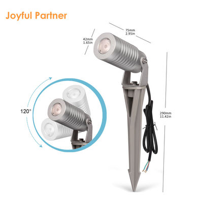 DC 24V 10W LED Spot Spike Yard Light RGBW 4in1 روشنایی بیرونی ضد آب قابل حمل