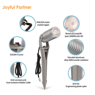 DC 24V 10W LED Spot Spike Yard Light RGBW 4in1 روشنایی بیرونی ضد آب قابل حمل