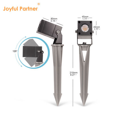 مربع درخت LED باغ نقطه نور ضد آب IP65 آلومینیوم لامپ چمن بیرونی با گواهینامه CE