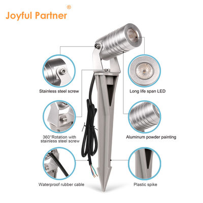 LED Spike 1w 2w 3w چراغ روشن کننده باغ در خارج از منزل چراغ چشم انداز برای چمن درختان