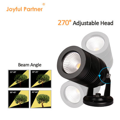 چراغ روشنایی باغ LED سفید گرم IP65 قابل تنظیم ضد آب