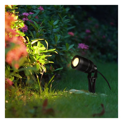 COB نورپردازی منظره تنظیم شده 10W 24V یا 100 ~ 240VAC RGBW بدن آلومینیومی 4in1 برای مسیر حیاط