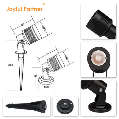 زاویه تنظیم شده باغ بالا و پایین نور 6W 10W مربع روشنایی زمین بیرونی