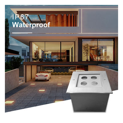 12 ولت دی سی LED زیرزمینی در فضای باز IP67 دفن شده 3W 4W 8W