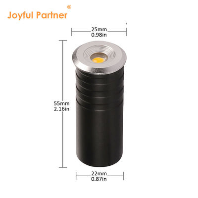 مینی ال ای دی قدم نور فولاد ضد زنگ پوشش جلو 1W CREE XPE LED با آلومینیوم پشت جعبه