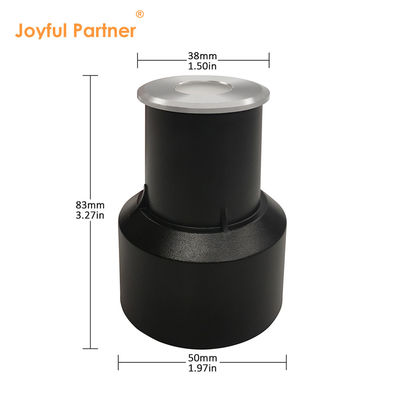 چراغ دفنی IP67 مینی، چراغ های دفنی 12 ولت 24 ولت، سفید گرم، قطر 45 میلی متر، شیشه مات، بدون لنز