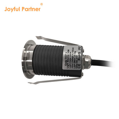 چراغ دفنی IP67 مینی، چراغ های دفنی 12 ولت 24 ولت، سفید گرم، قطر 45 میلی متر، شیشه مات، بدون لنز