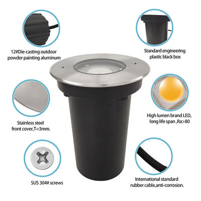 چراغ های بیرونی LED IP65 6W CREE COB LED طراحی جدید با شانه عسل 12VDC ولتاژ پایین