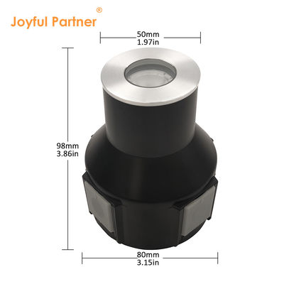چراغ خاکسپاری LED از فولاد ضد زنگ 316 1w 2w 3w DC 24v با جعبه پشتی پلاستیکی برای منظره سازی