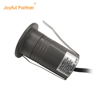 یک طرفه نگاه مینی LED چراغ دفن شده DC 24V فولاد ضد زنگ 316 شیشه ی یخ زده پوشش نیمه سایه