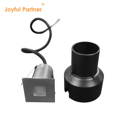 IP67 LED روشنایی زیرزمینی 1W 2W 3W مربع نوع SS پوشش شیشه ی یخ زده بدون لنز