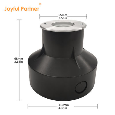 در زمین روشنایی 2W 3000k گرم سفید IP67 خوب تبعید گرما بدن آلومینیوم