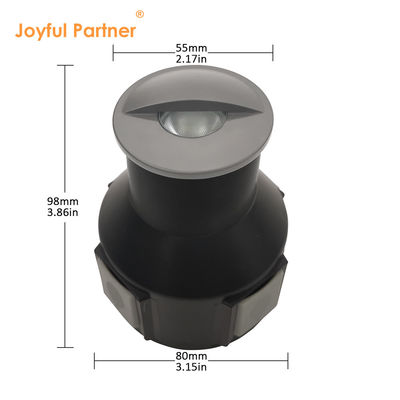 نیمه سایه دار در زمین نور 12 ولت 24VDC ولتاژ پایین 1W 2W با لوله عسل