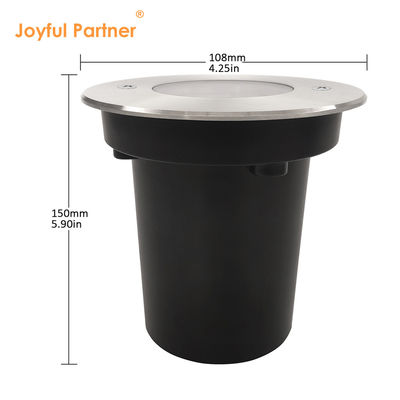 چراغ مسیر کناری توکار IP67 3W 6W 9W پوشش 316SS جعبه پشتی پلاستیکی DC24V برای روشن کردن باغ شما