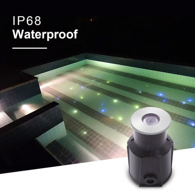 چراغ زیرزمینی LED زیرزمینی 1W 2W IP68 3000k 12V / 24V DC