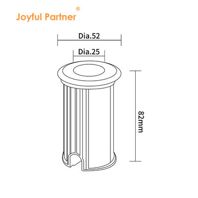 1W IP68 ضد آب چراغ زیر آب 316SS 12V 24V چراغ LED استخر 2700k - 6500k