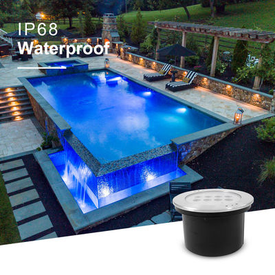 316 فولاد ضد زنگ RGBW چراغ زیر آب 4 در 1 40W DC24V چراغ های LED استخر شنا