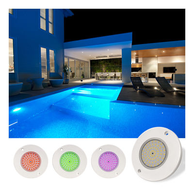 6W LED PAR56 Pool Light Ultra Thin PC مواد دیواری نصب شده برای استخر شنا