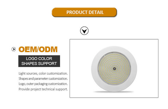 42W 12VAC چراغ های زیرزمینی LED IP68 دیوار نصب شده RGB LED Pool Light