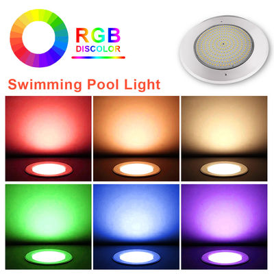 DC12V LED PAR56 چراغ استخر 18W 25W 35W LED RGB چراغ استخر شنا IP68