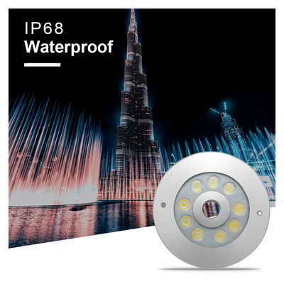 چراغ فواره LED رنگارنگ 2700k - 6500k IP68 چراغ زیر آب LED