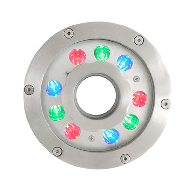 18 وات RGB LED فواره نور استخر DMX کنترل ضد آب IP68 نور زیر آب