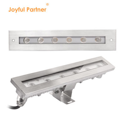 چراغ نقطه ای زیر آب LED IP68 6W 12W RGB3 در 1 طول 290 میلی متر با پشتیبانی نصب