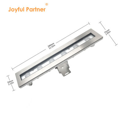 چراغ نقطه ای زیر آب LED IP68 6W 12W RGB3 در 1 طول 290 میلی متر با پشتیبانی نصب