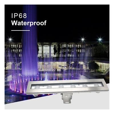 چراغ نقطه ای زیر آب LED IP68 6W 12W RGB3 در 1 طول 290 میلی متر با پشتیبانی نصب