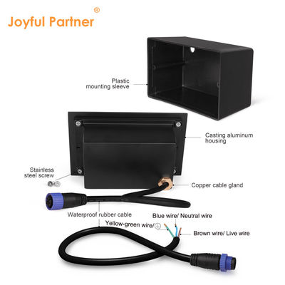 IP65 چراغ های دیواری پله 2W 6W در فضای باز در فضای داخلی چراغ های پله LED