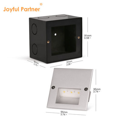 1.5W 3W ضد آب چراغ های پله ای LED IP65 چراغ های پله ای LED گسترده در فضای باز