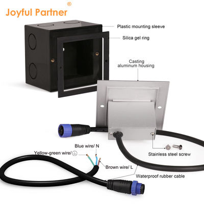 دیوار 2W Osram SMD LED Step Light IP65 طراحی مدرن مواد آلومینیومی برای راهرو