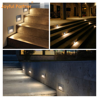 1.5W 3W ضد آب چراغ های پله ای LED IP65 چراغ های پله ای LED گسترده در فضای باز