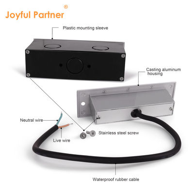 مستطیل 220 ولت 5 وات چراغ های دیواری LED IP65 3000K روشنایی پیاده روی بیرونی