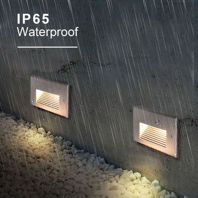 مربع IP65 LED دیوار روشن 12V 24V گرم سفید LED چراغ دیوار پله