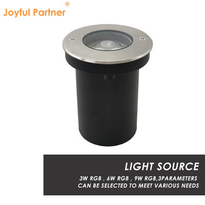 چراغ زیرزمینی LED 3W 6W 9W RGB تغییر رنگ فرورفته نصب شده سطح انرژی A