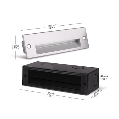 مستطیل دفن شده چراغ های دیواری LED 220VAC 5W چراغ های راهرو LED سفید گرم