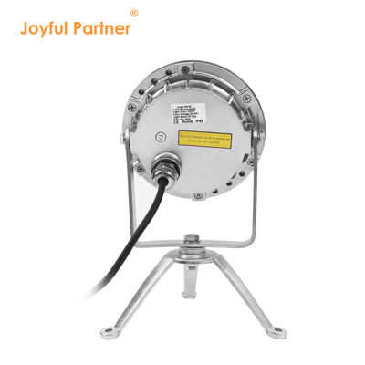 چراغ نقطه ای زیر آب LED استیل ضد زنگ 316 RGB دارای گواهینامه CE RoHS با سه پایه